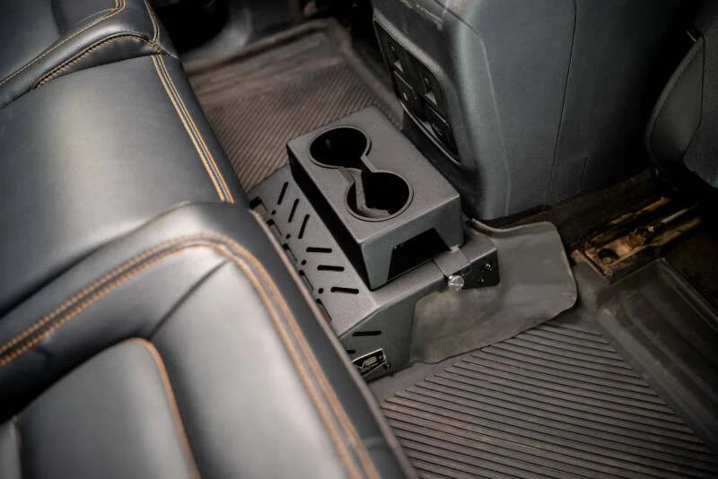 DV8 21+ Ford Bronco Rear Seat Cup Holder and Molle Panels (2-Door Models) - Main Product View