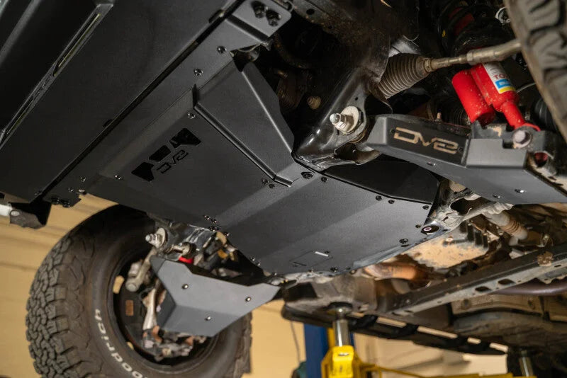 DV8 24-25 Toyota Tacoma & Land Cruiser Rear Belly Skid Plate - Additional View 9