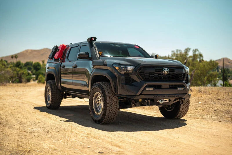 DV8 24-25 Toyota Tacoma Spec Series Front Winch Bumper - Micro-Texture Black - Side View