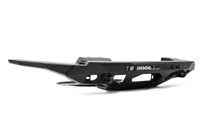 DV8 24-25 Toyota Tacoma Spec Series Front Winch Bumper - Micro-Texture Black - Installation View