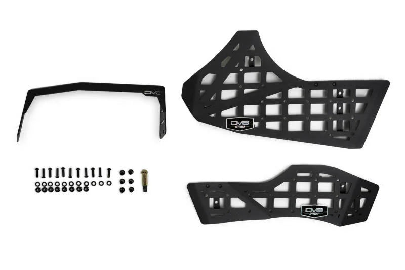 DV8 Offroad 03-09 Lexus GX 470 Center Console Molle Panels & Digital Device Bridge - Back View