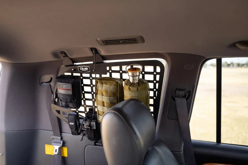 DV8 Offroad 03-09 Lexus GX 470 Rear Window Molle Storage Panels - Back View