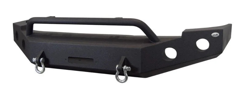 DV8 Offroad 07-13 Chevrolet Silverado 1500 Front Bumper - Black Powdercoat - Main Product View