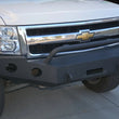 Load image into Gallery viewer, DV8 Offroad 07-13 Chevrolet Silverado 1500 Front Bumper - Black Powdercoat - Back View
