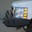 Load image into Gallery viewer, DV8 Offroad 07-13 Chevrolet Silverado 1500 Front Bumper - Black Powdercoat - Installation View