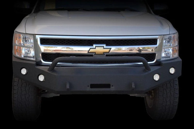 DV8 Offroad 07-13 Chevrolet Silverado 1500 Front Bumper - Black Powdercoat - Additional View 9