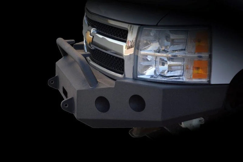 DV8 Offroad 07-13 Chevrolet Silverado 1500 Front Bumper - Black Powdercoat - Additional View 10