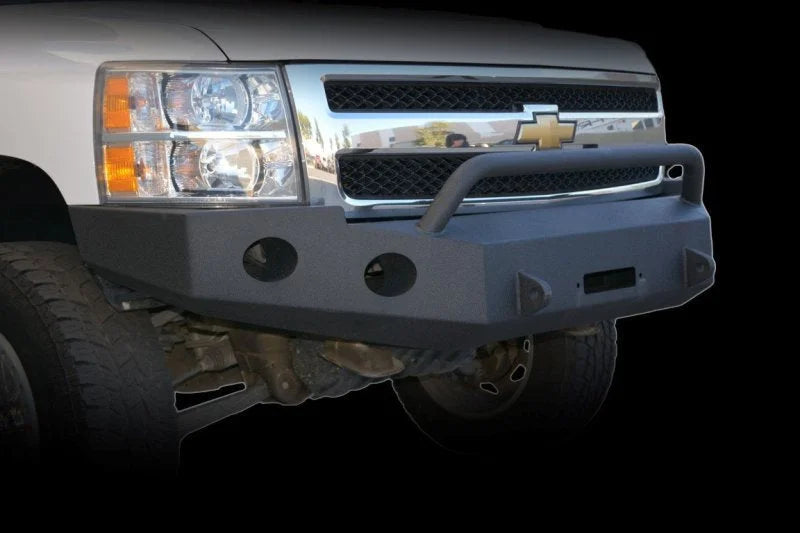 DV8 Offroad 07-13 Chevrolet Silverado 1500 Front Bumper - Black Powdercoat - Additional View 11