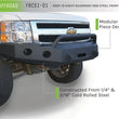 Load image into Gallery viewer, DV8 Offroad 07-13 Chevrolet Silverado 1500 Front Bumper - Black Powdercoat - Additional View 12