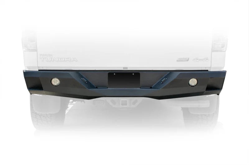 DV8 Offroad 07-13 Toyota Tundra Rear Bumper Winch Ready - Black Powdercoat - Additional View 5