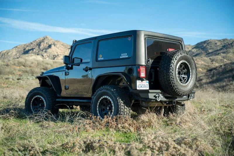 DV8 Offroad 07-18 Jeep Warngler JK Full-Width Rear Bumper - Additional View 12