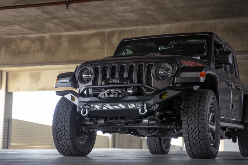 DV8 Offroad 07-18 Jeep Wrangler JK / 18-23 Wrangler JL / 20-23 Gladiator JT MTO Series Front Bumper - Additional View 8