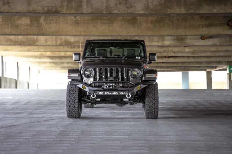 DV8 Offroad 07-18 Jeep Wrangler JK / 18-23 Wrangler JL / 20-23 Gladiator JT MTO Series Front Bumper - Additional View 9