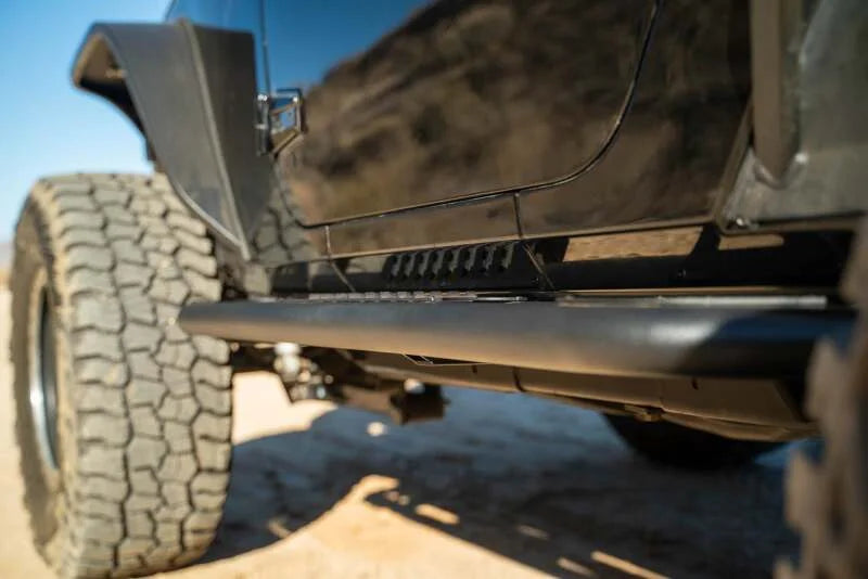 DV8 Offroad 07-18 Jeep Wrangler JK 2 Door Body/Pinch Weld Mounted Side Steps - Additional View 5