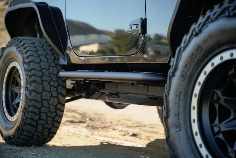 DV8 Offroad 07-18 Jeep Wrangler JK 2 Door Body/Pinch Weld Mounted Side Steps - Additional View 7