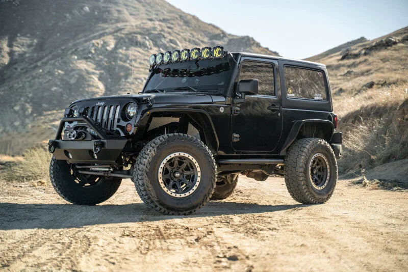 DV8 Offroad 07-18 Jeep Wrangler JK 2 Door Body/Pinch Weld Mounted Side Steps - Additional View 13