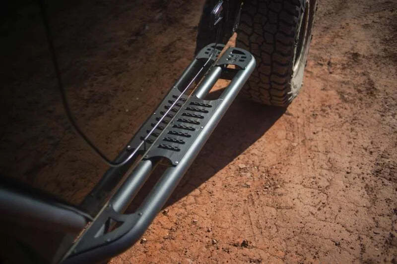 DV8 Offroad 07-18 Jeep Wrangler JK 2 Door Body/Pinch Weld Mounted Side Steps - Additional View 15