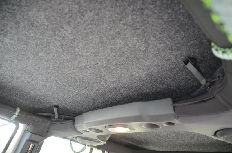 DV8 Offroad 07-18 Jeep Wrangler JK 2 Piece Fast Back Hard Top 2 Door (Dropship Only) - Installation View