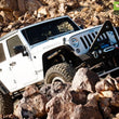 Load image into Gallery viewer, DV8 Offroad 07-18 Jeep Wrangler JK 2 Piece Fast Back Hard Top 4 Door - Black (DS Only) - Main Product View