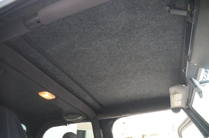 DV8 Offroad 07-18 Jeep Wrangler JK 2 Piece Fast Back Hard Top 4 Door - Black (DS Only) - Side View