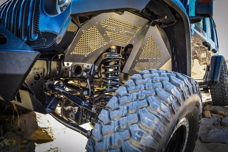 DV8 Offroad 07-18 Jeep Wrangler JK 2.0 Hydraulic 2.5in Stroke Bump Stop (Pair) - Side View