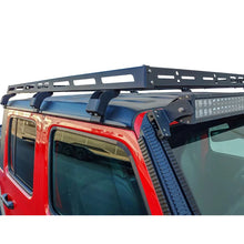 Load image into Gallery viewer, DV8 Offroad 07-18 Jeep Wrangler JK 4 DR / JL 2 DR &amp; JT / 18+ Gladiator Roof Rack - Back View