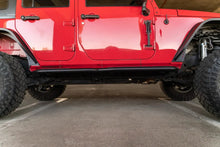 Load image into Gallery viewer, DV8 Offroad 07-18 Jeep Wrangler JK (4 Door Only) OE Plus Side Steps - Back View