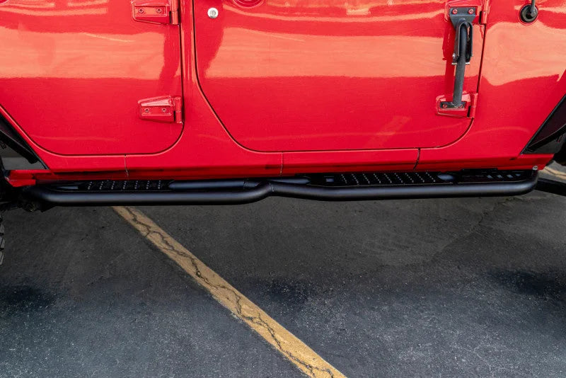 DV8 Offroad 07-18 Jeep Wrangler JK (4 Door Only) OE Plus Side Steps - Additional View 12