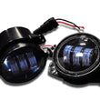 Load image into Gallery viewer, DV8 Offroad 07-18 Jeep Wrangler JK 4in 30W LED Replacement Fog Lights - Side View