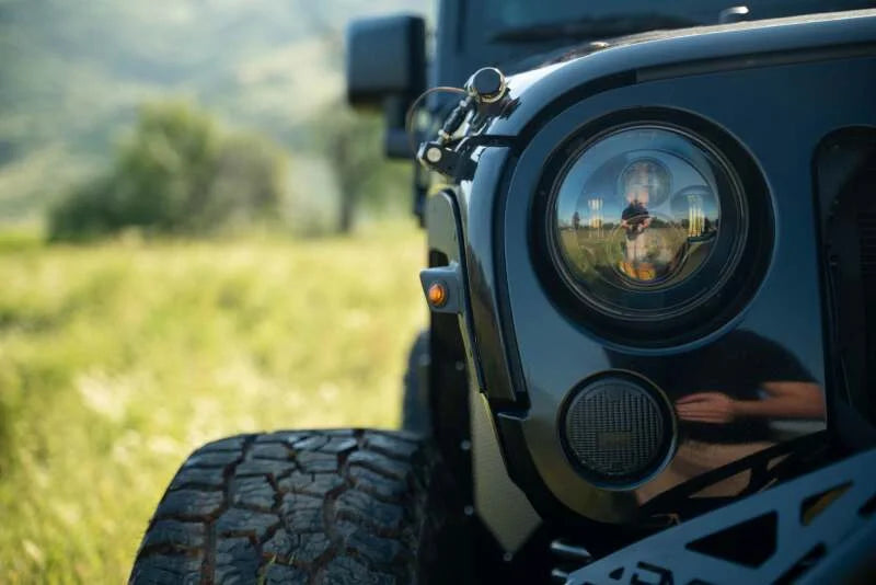DV8 Offroad 07-18 Jeep Wrangler JK Fender Flare Deletes - Installation View
