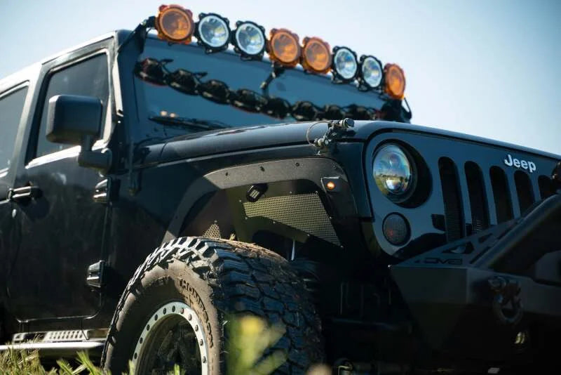 DV8 Offroad 07-18 Jeep Wrangler JK Fender Flare Deletes - Additional View 12