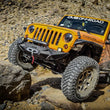Load image into Gallery viewer, DV8 Offroad 07-18 Jeep Wrangler JK Front Aluminum Inner Fender - Black - Back View