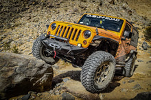 Load image into Gallery viewer, DV8 Offroad 07-18 Jeep Wrangler JK Front Aluminum Inner Fender - Black - Back View