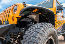 Load image into Gallery viewer, DV8 Offroad 07-18 Jeep Wrangler JK Front Aluminum Inner Fender - Black - Additional View 6