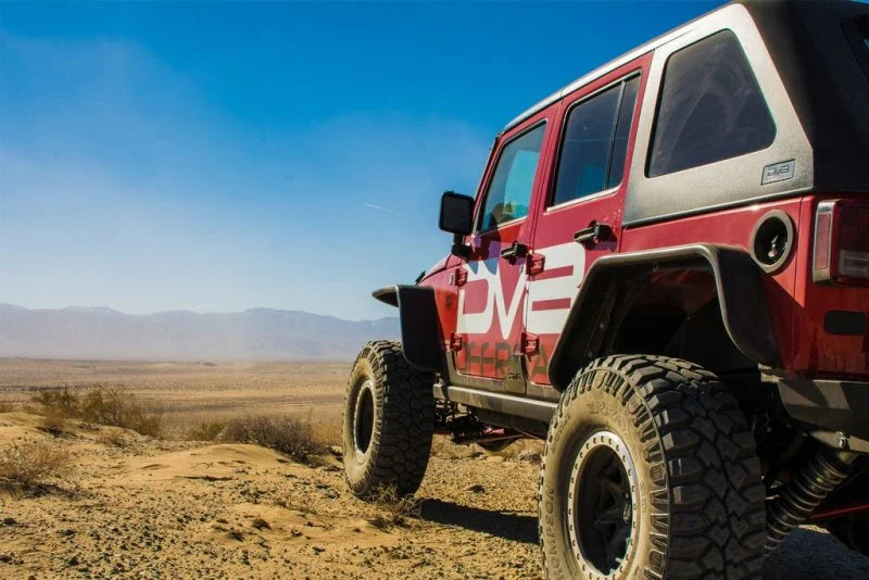 DV8 Offroad 07-18 Jeep Wrangler JK Front & Rear Flat Tube Fenders - Additional View 6