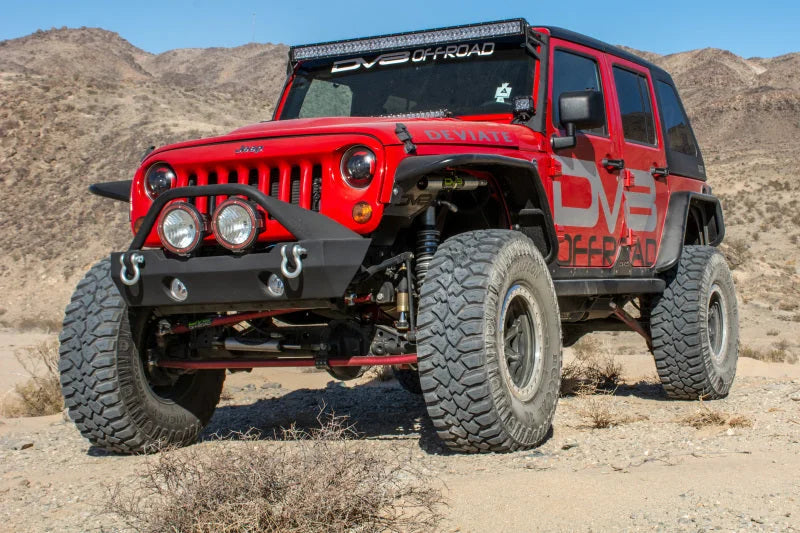 DV8 Offroad 07-18 Jeep Wrangler JK Front & Rear Flat Tube Fenders - Additional View 13