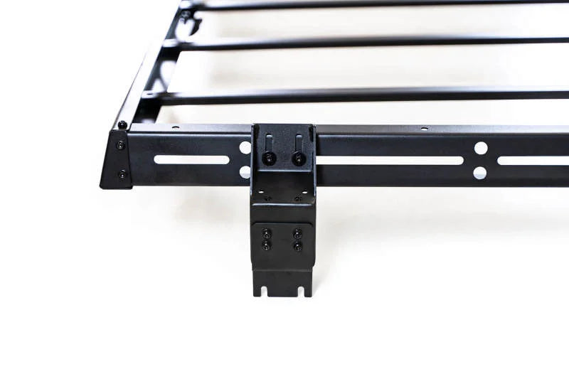 DV8 Offroad 07-18 Jeep Wrangler JK Full-Length Roof Rack - Back View