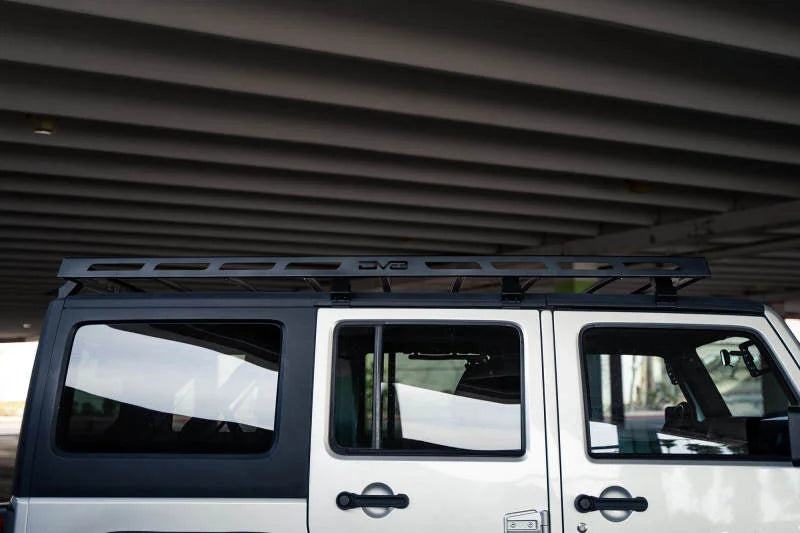 DV8 Offroad 07-18 Jeep Wrangler JK Full-Length Roof Rack - Additional View 6