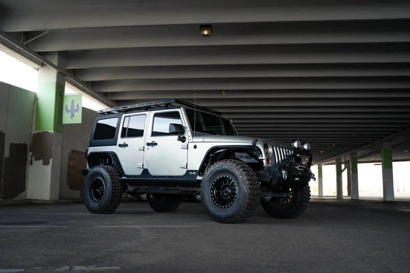 DV8 Offroad 07-18 Jeep Wrangler JK Full-Length Roof Rack - Additional View 10