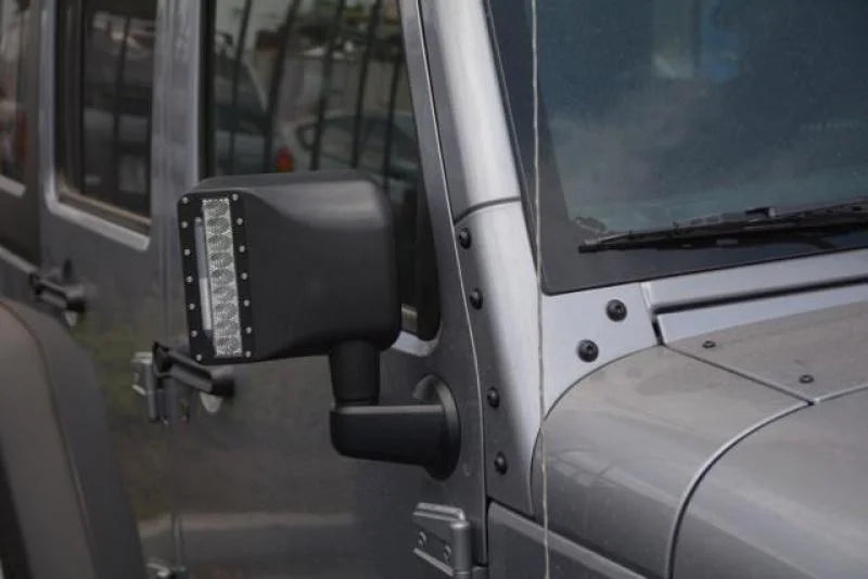 DV8 Offroad 07-18 Jeep Wrangler JK LED Mirror Housing w/ Turn Signal Option - Additional View 6