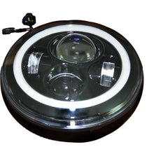 Load image into Gallery viewer, DV8 Offroad 07-18 Jeep Wrangler JK LED Projector Headlights - Installation View