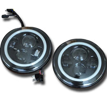 Load image into Gallery viewer, DV8 Offroad 07-18 Jeep Wrangler JK LED Projector Headlights - Additional View 5
