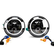 Load image into Gallery viewer, DV8 Offroad 07-18 Jeep Wrangler JK LED Projector Headlights w/ Angel Eyes - Additional View 6