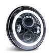 Load image into Gallery viewer, DV8 Offroad 07-18 Jeep Wrangler JK LED Projector Headlights w/ Angel Eyes - Additional View 10