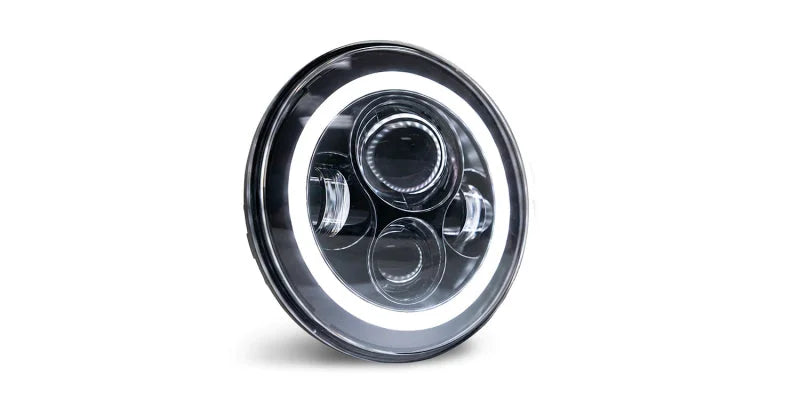 DV8 Offroad 07-18 Jeep Wrangler JK LED Projector Headlights w/ Angel Eyes - Additional View 10