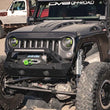 Load image into Gallery viewer, DV8 Offroad 07-18 Jeep Wrangler JK Metal Heat Dispersion Hood - Primer Black - Additional View 8