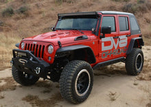Load image into Gallery viewer, DV8 Offroad 07-18 Jeep Wrangler JK Metal Heat Dispersion Hood - Primer Black - Additional View 12