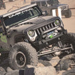 Load image into Gallery viewer, DV8 Offroad 07-18 Jeep Wrangler JK Metal Heat Dispersion Hood - Primer Black - Additional View 13