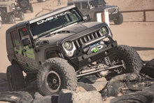 Load image into Gallery viewer, DV8 Offroad 07-18 Jeep Wrangler JK Metal Heat Dispersion Hood - Primer Black - Additional View 13