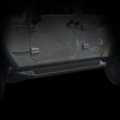 Load image into Gallery viewer, DV8 Offroad 07-18 Jeep Wrangler JK Plated Steel Rock Slider Steps - Matte Black (4 Door Only) - Additional View 6